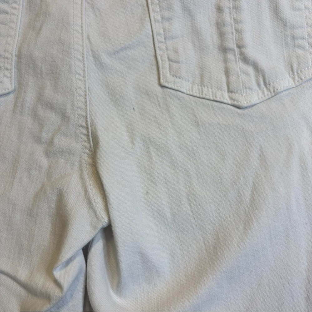 rag & bone Women's 30 The Legging Jeans Bright White Ankle Zip Skinny - Picture 7 of 8